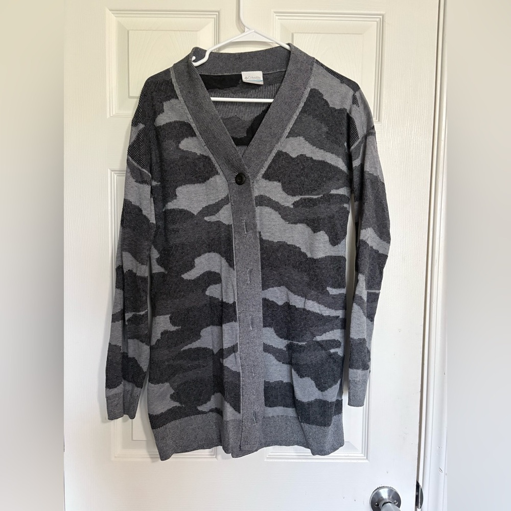 Women's Columbia Camo Tunic Sweater Medium